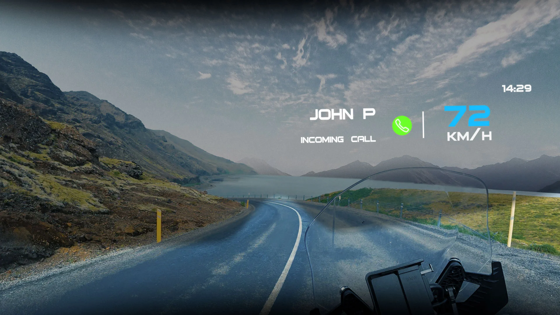 Visor Head-Up Display SHOEI GT-AIR3 SMART WMATT BLACK [2]