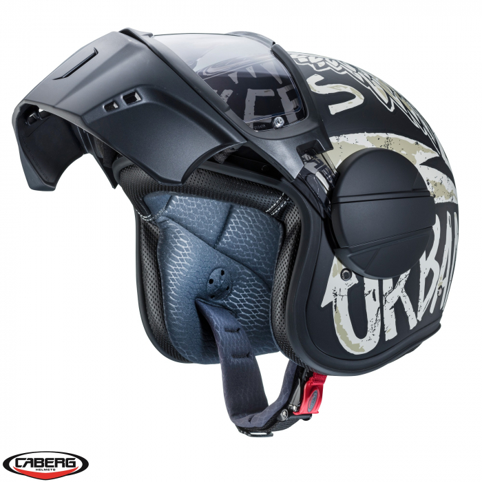 Casca Caberg model Ghost Nuke D5 negru/gri mat – fibra de sticla [6]