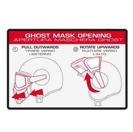 Casca Caberg model Ghost Nuke D5 negru/gri mat – fibra de sticla [7]