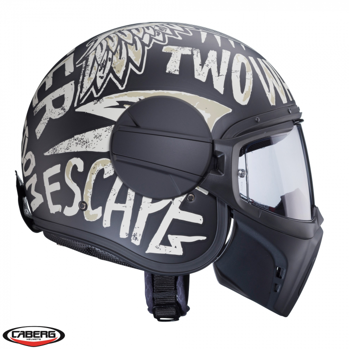 Casca Caberg model Ghost Nuke D5 negru/gri mat – fibra de sticla [5]