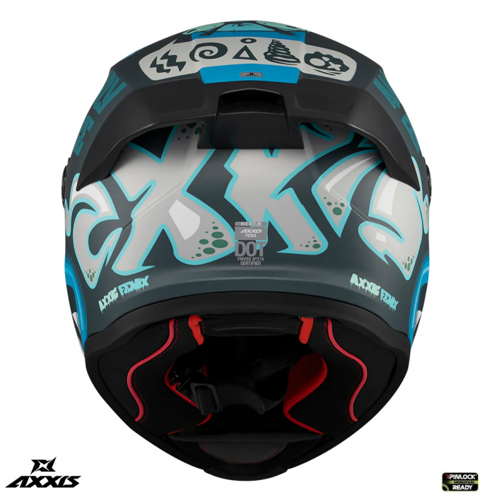 Casca integrala Axxis Fenix Angry Face C7 albastru mat – tip viziera: MT-V-31B – DKS429 [5]