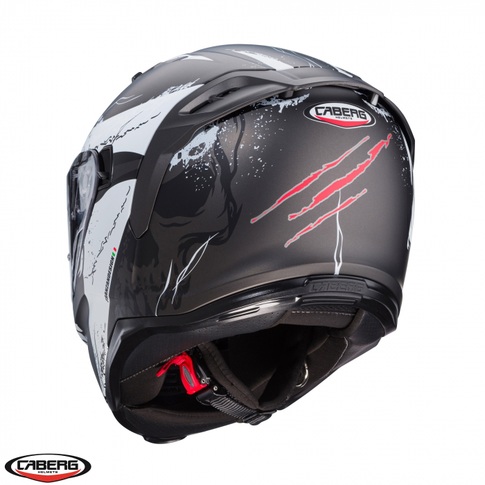 Casca integrala Caberg model Avalon X SV Punk K8 gri/alb/rosu mat Pinlock ready [3]