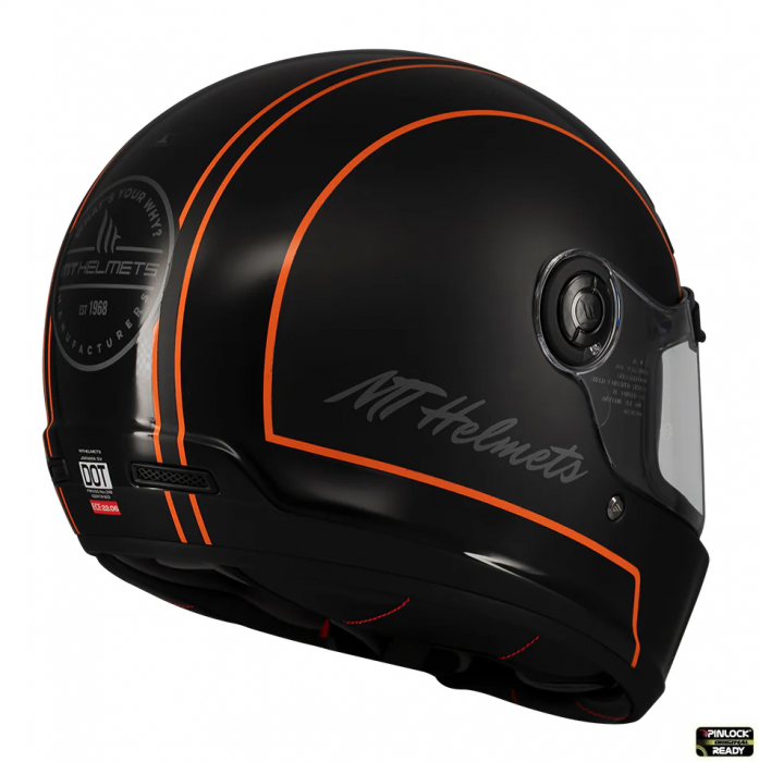 Casca integrala MT Jarama SV Wild B1 negru mat – model Retro – Cafe Racer (ochelari soare integrati) – tip viziera: MT-V-32 [4]