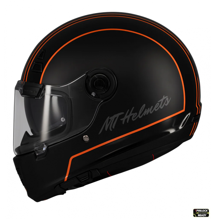Casca integrala MT Jarama SV Wild B1 negru mat – model Retro – Cafe Racer (ochelari soare integrati) – tip viziera: MT-V-32 [3]