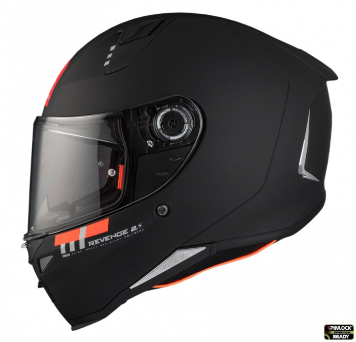 Casca integrala MT Revenge 2 S A1 negru mat – omologare noua ECE 22.06 – tip viziera: MT-V-14B [3]