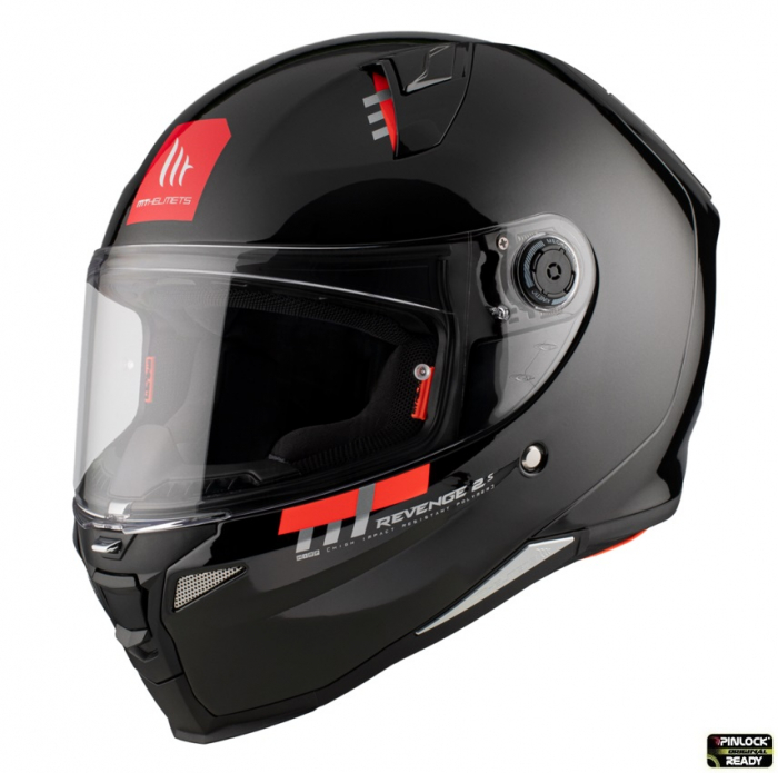 Casca integrala MT Revenge 2 S A1 negru mat – omologare noua ECE 22.06 – tip viziera: MT-V-14B [1]