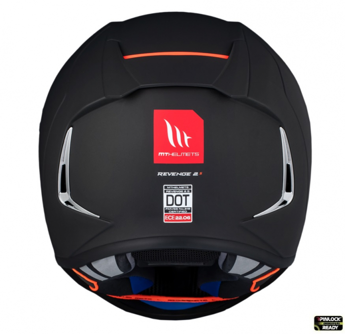 Casca integrala MT Revenge 2 S A1 negru mat – omologare noua ECE 22.06 – tip viziera: MT-V-14B [4]