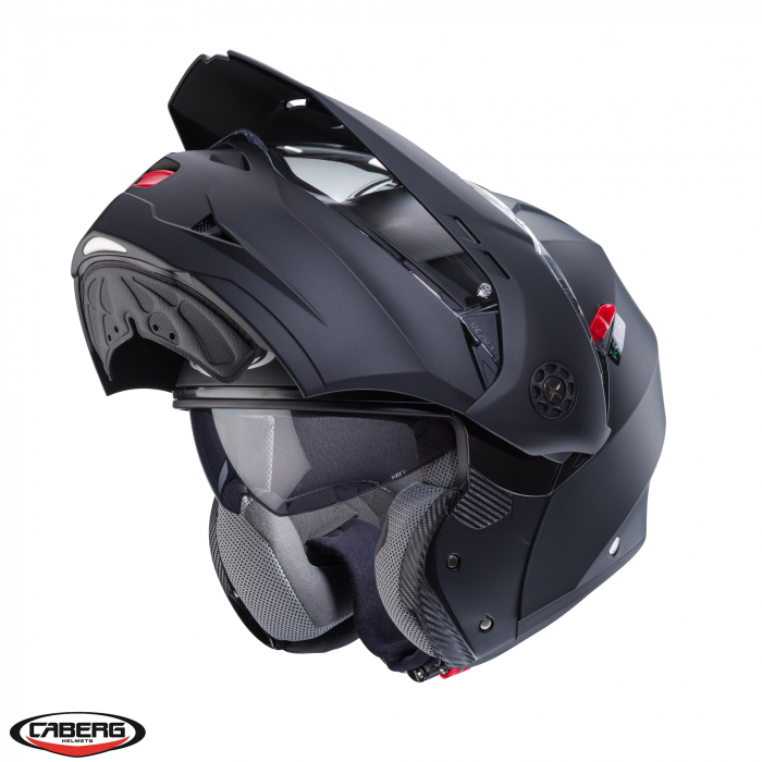 Casca modulabila (flip-up)/adventure Caberg model Tourmax X Solid Pinlock ready – lentila Pinlock inclusa [2]