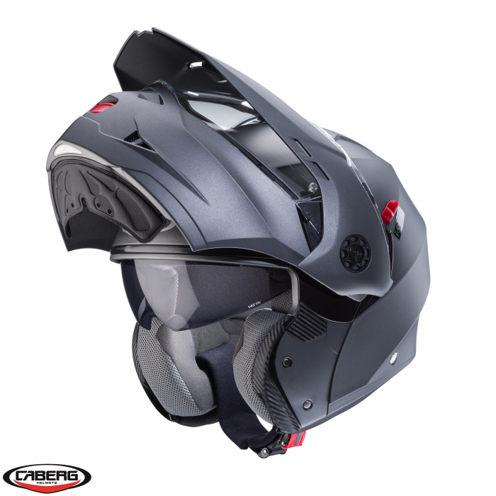 Casca modulabila (flip-up)/adventure Caberg model Tourmax X Solid Pinlock ready – lentila Pinlock inclusa [2]