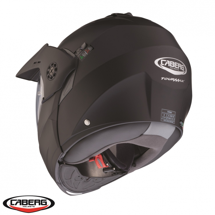 Casca modulabila (flip-up)/adventure Caberg model Tourmax X Solid Pinlock ready – lentila Pinlock inclusa [4]