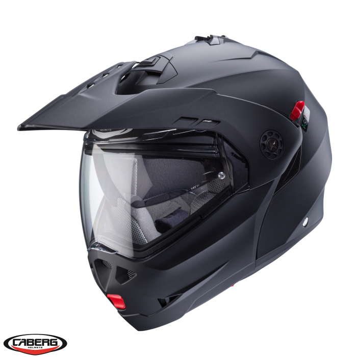Casca modulabila (flip-up)/adventure Caberg model Tourmax X Solid Pinlock ready – lentila Pinlock inclusa [1]