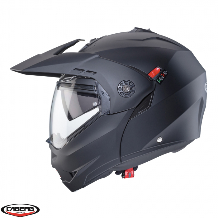 Casca modulabila (flip-up)/adventure Caberg model Tourmax X Solid Pinlock ready – lentila Pinlock inclusa [3]