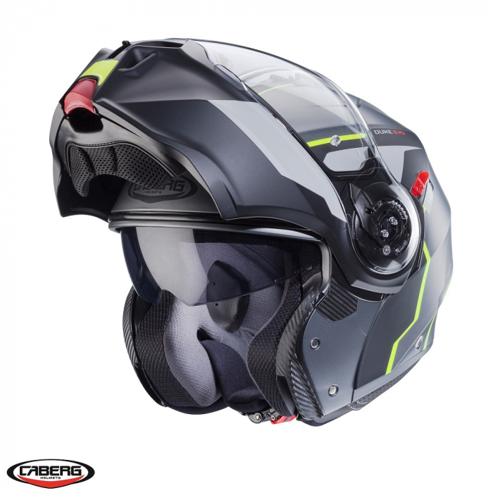 Casca modulabila (flip-up) Caberg model Duke Evo Move Pinlock ready – lentila Pinlock inclusa [2]