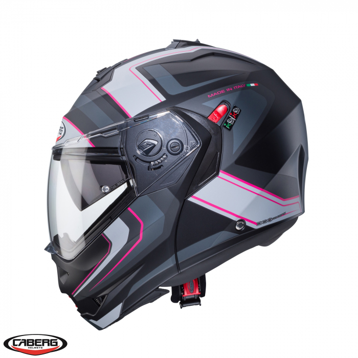 Casca modulabila (flip-up) Caberg model Duke X SV Tour Pinlock ready – lentila Pinlock inclusa [2]