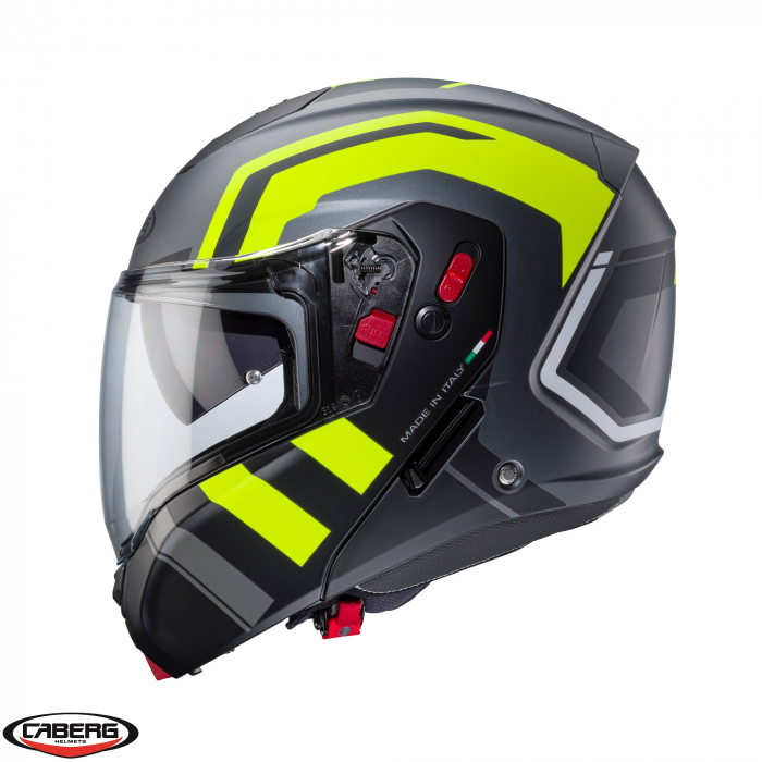 Casca modulabila (flip-up) Caberg model Horus X Road Pinlock ready – lentila Pinlock inclusa [3]