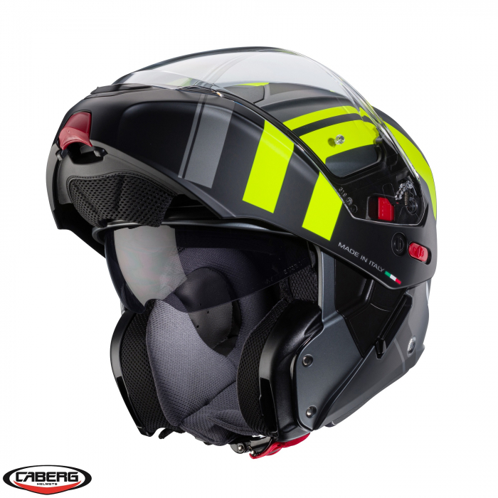 Casca modulabila (flip-up) Caberg model Horus X Road Pinlock ready – lentila Pinlock inclusa [2]
