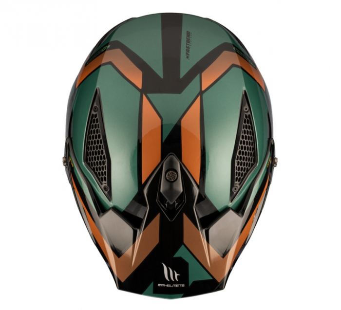 Casca MT Streetfighter SV S P1R A9 verde lucios (ochelari soare integrati) – masca (protectie) barbie si cozoroc detasabile – omologare noua ECE 22.06 [5]