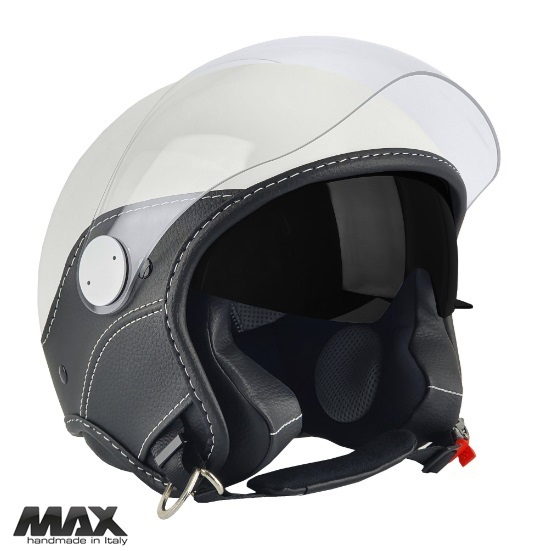 Casca open face (demi-jet) Max Helmets model DJDV06 LS Vision SV (ochelari soare integrati) – 100% MADE IN ITALY [1]