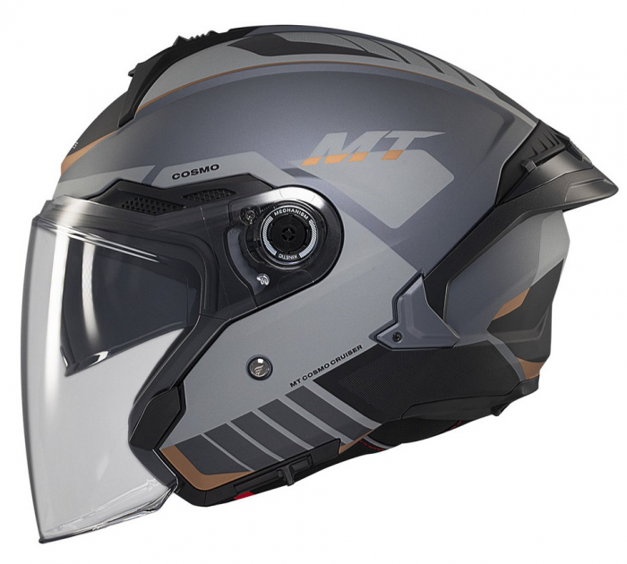 Casca open face motociclete MT Cosmo SV Cruiser ochelari soare integrati) [2]