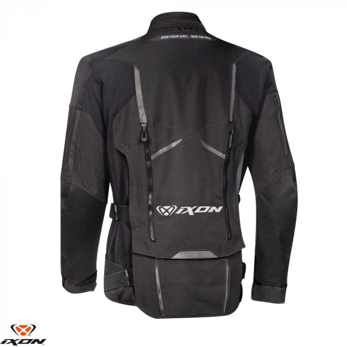Geaca (jacheta) motociclete barbati Touring/Adventure Ixon All season model Ragnar MS culoare: negru/antracit [2]