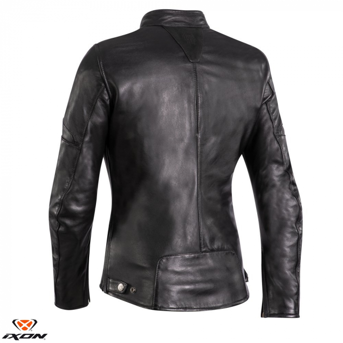 Geaca (jacheta) motociclete femei piele Urban/Heritage Ixon All season model Cranky LS culoare: negru [2]