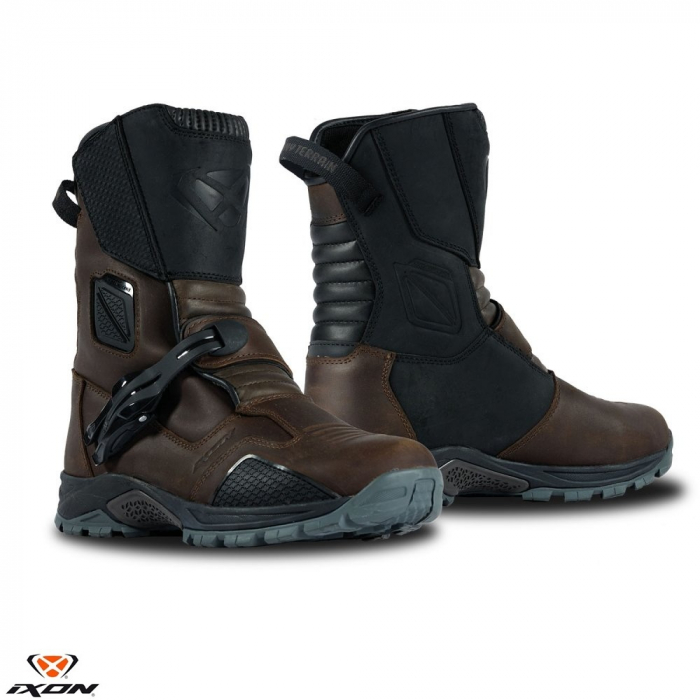 Ghete (cizme) moto Touring/Adventure barbati All Season Ixon model Klay WP MS culoare: negru (100% waterproof) [1]