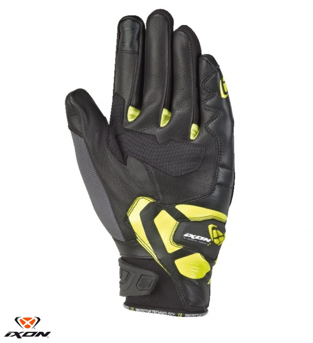 Manusi barbati Roadster vara piele/textil Ixon model RS Rise Air MS – degete tactile [2]