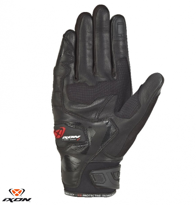 Manusi barbati Roadster vara piele/textil Ixon model RS Rise Air MS – degete tactile [2]