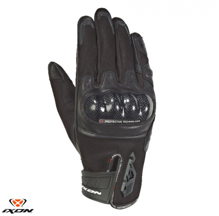 Manusi barbati Roadster vara piele/textil Ixon model RS Rise Air MS – degete tactile [1]
