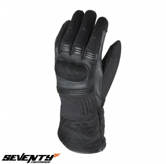 Manusi femei (dama) piele Touring iarna Seventy model SD-T53 negru [2]