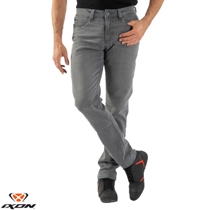 Echipamente Strada - Blugi (jeans) moto barbati Ixon model Alex culoare: gri (Cordura® Denim)