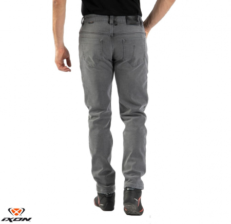 Blugi (jeans) moto barbati Ixon model Alex culoare: gri (Cordura® Denim) [1]
