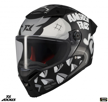 Casca integrala Axxis Fenix Angry Face – tip viziera: MT-V-31B – DKS429