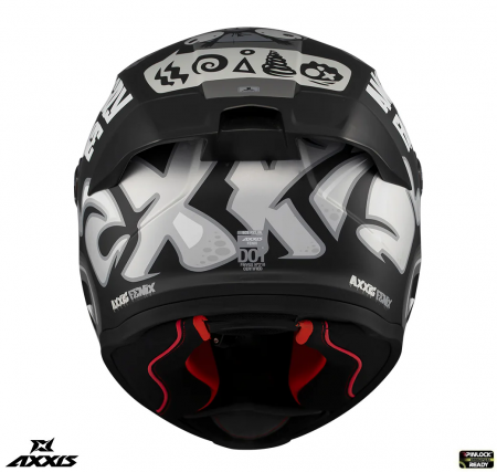 Casca integrala Axxis Fenix Angry Face C7 albastru mat – tip viziera: MT-V-31B – DKS429 [4]