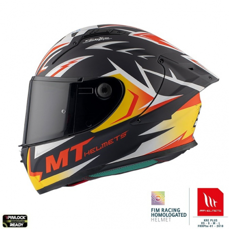 Casti integrale - Casca integrala MT KRE+ Carbon Acosta A37 albastru inchis (negru) mat – 100% carbon – FIM approved
