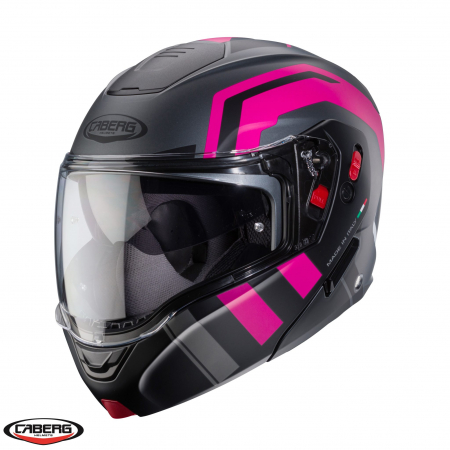 Casca modulabila (flip-up) Caberg model Horus X Road Pinlock ready – lentila Pinlock inclusa