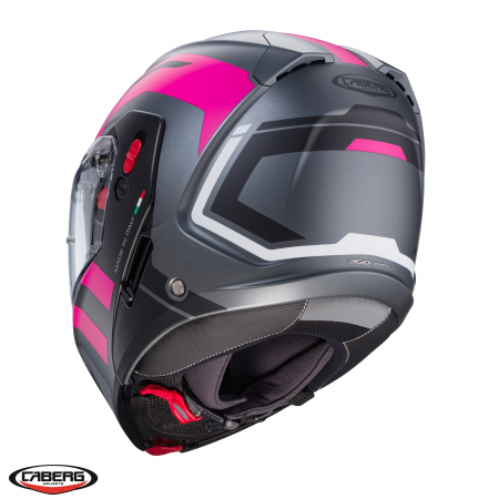 Casca modulabila (flip-up) Caberg model Horus X Road Pinlock ready – lentila Pinlock inclusa [3]