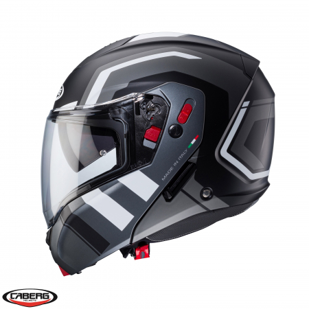 Casca modulabila (flip-up) Caberg model Horus X Road Pinlock ready – lentila Pinlock inclusa [2]