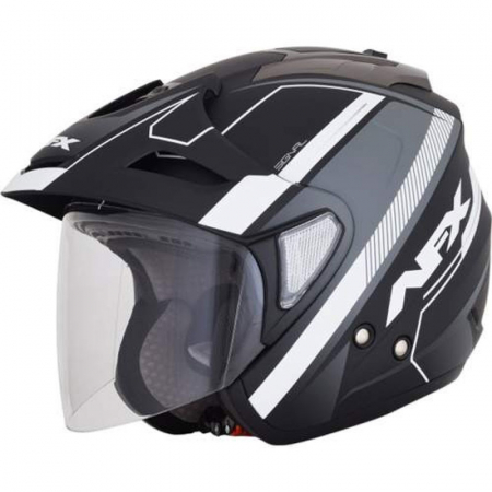 Casca moto open face AFX FX-50 negru mat
