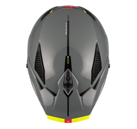 Casca MT Streetfighter SV S A22 gri lucios (ochelari soare integrati) – masca (protectie) barbie si cozoroc detasabile – omologare noua ECE 22.06 [4]
