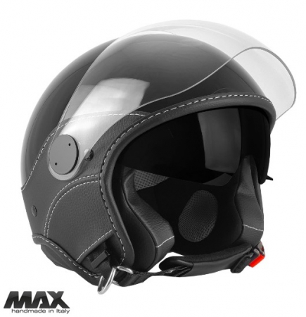 Casca open face (demi-jet) Max Helmets model DJDV06 LS Vision SV (ochelari soare integrati) – 100% MADE IN ITALY