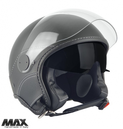 Casca open face (demi-jet) Max Helmets model DJDV06 LS Vision SV (ochelari soare integrati) – 100% MADE IN ITALY