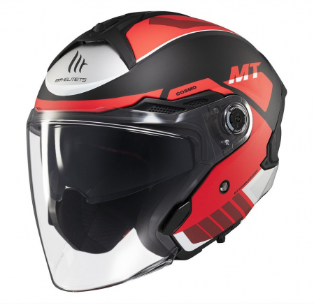 Casti moto - Casca open face motociclete MT Cosmo SV Cruiser ochelari soare integrati)