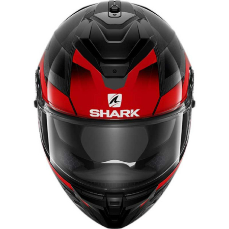 Casca Shark Spartan GT Carbon Shestter negru rosu [1]