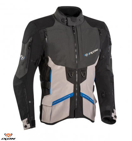 Echipamente Strada - Geaca (jacheta) motociclete barbati Touring/Adventure Ixon All season model Ragnar MS culoare: negru/antracit/gri