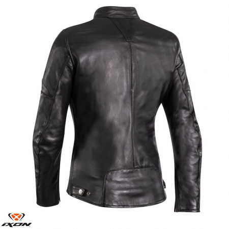 Geaca (jacheta) motociclete femei piele Urban/Heritage Ixon All season model Cranky LS culoare: negru [1]