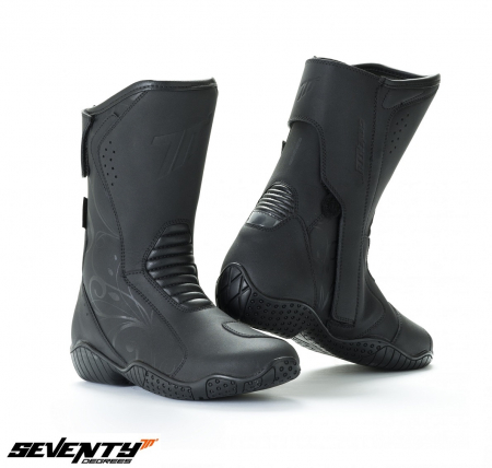 Echipamente Strada - Ghete (cizme) moto Touring Femei Seventy model SD-BT9 culoare: negru