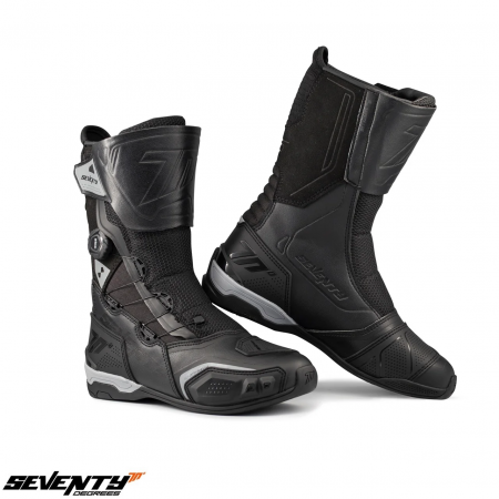 Echipamente Strada - Ghete (cizme) moto Touring Unisex Seventy model SD-BT9 Gavia culoare: negru