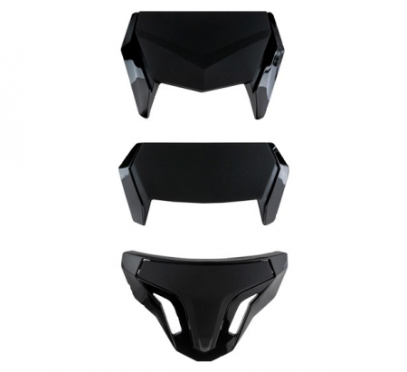 Accesorii casti - Kit ventilatii casca modulabila (flip-up) MT Atom SV – culoare: negru mat