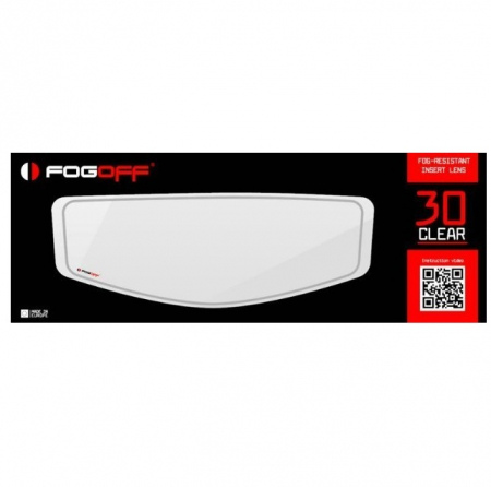 Viziere si pinlock - Lentila antiaburire Universala FOGOFF 30S FOGO30 (compatibila cu majoritatea castilor moto) – aplicare cu adeziv